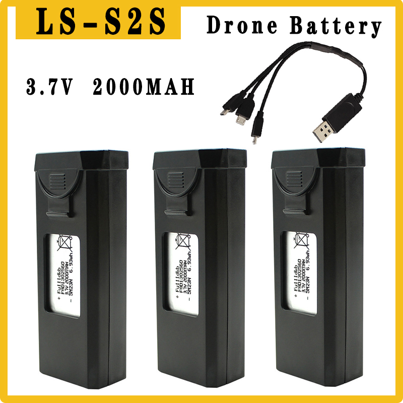 Drone Battery Balance Charger - Batería Original para Drones S2S, 3,7