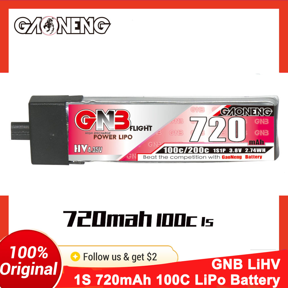 Drone Battery Li-Ion - Batería GAONENG GNB 1S 3.8V 720mAh