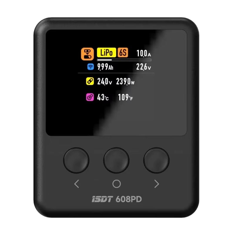 Drone Battery Smart - Cargador Digital Inteligente ISDT 608PD DC