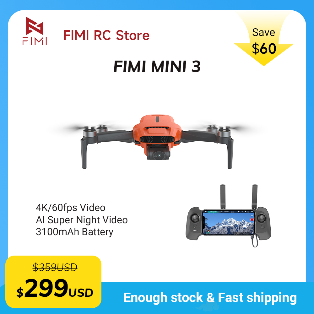 Drone Battery Smart - Dron con Cámara FIMI MINI 3,