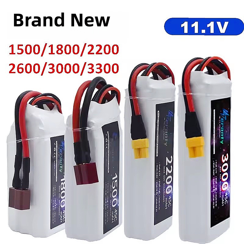 Drone Battery Connector - Batería LiPo de 11,1 V, 3S,