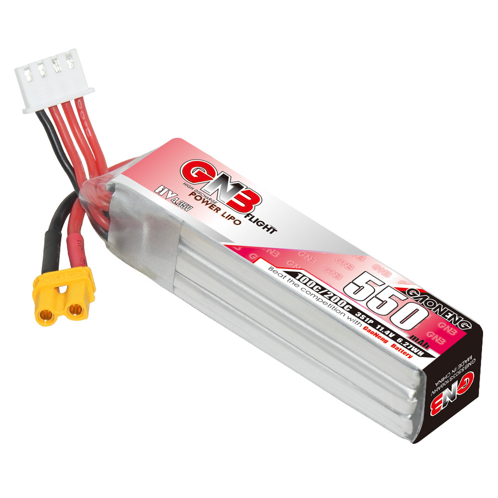 Batería Lipo GNB HV 11,4 V 550 - Drone Battery Lipo reseña y precio