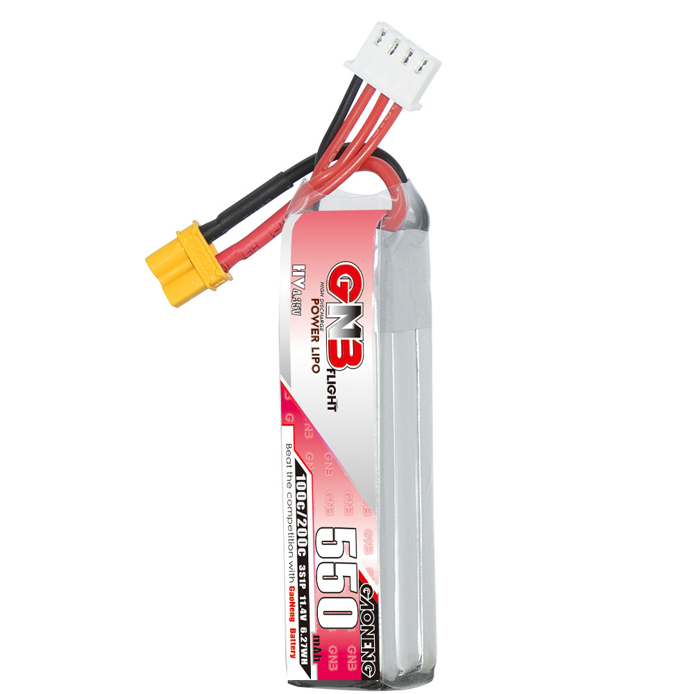 Batería Lipo GNB HV 11,4 V 550 - Drone Battery Lipo reseña y precio