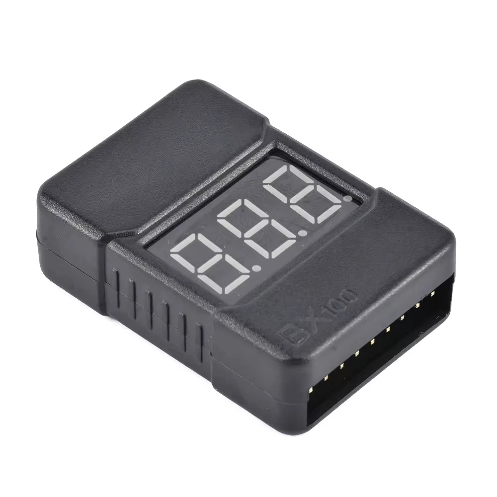 BX100 1-8S Lipo indicador de v - Drone Battery Alarm reseña y precio