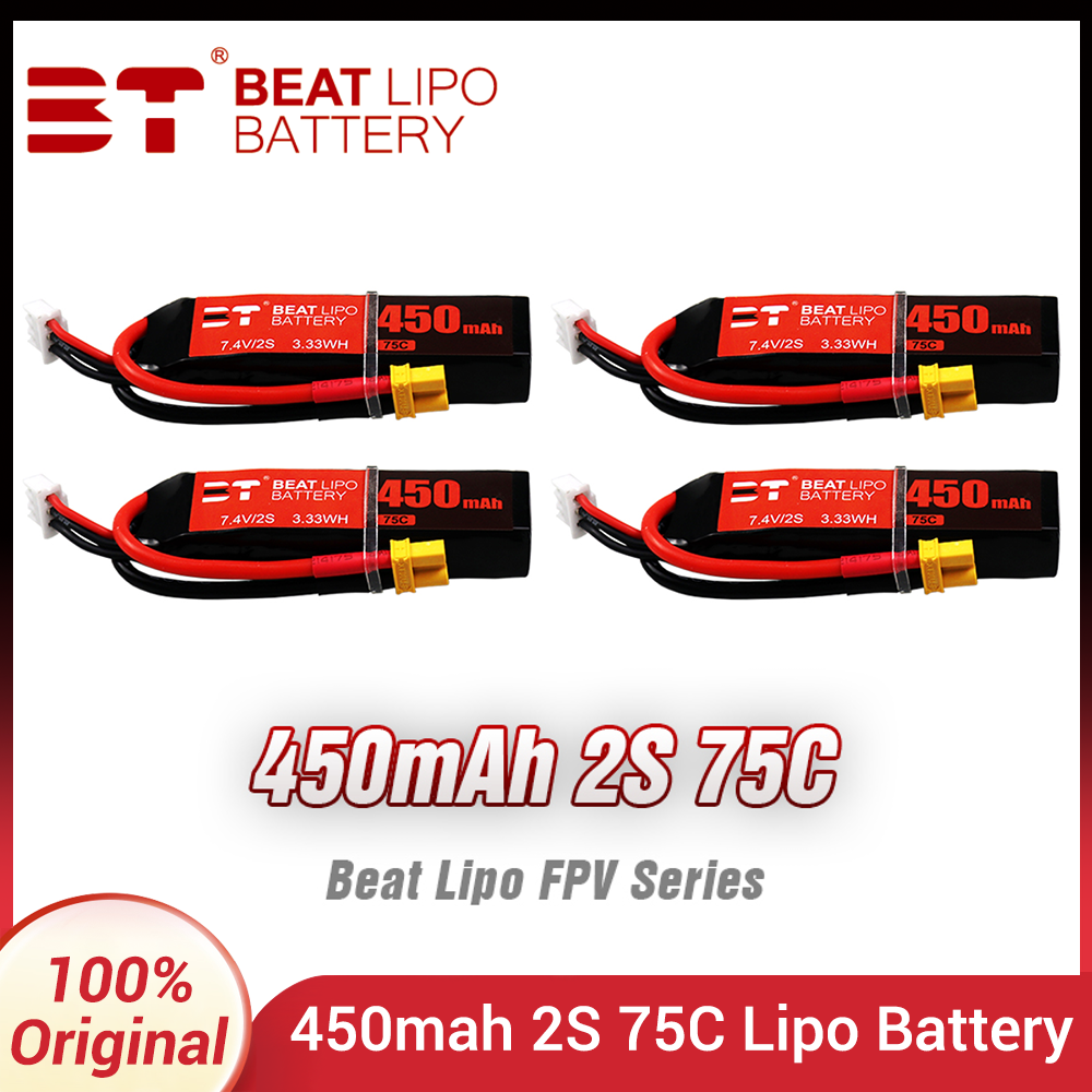 BEAT 2S 7,4 V 450mAh 75C bater - Drone Battery Li-Ion reseña y precio