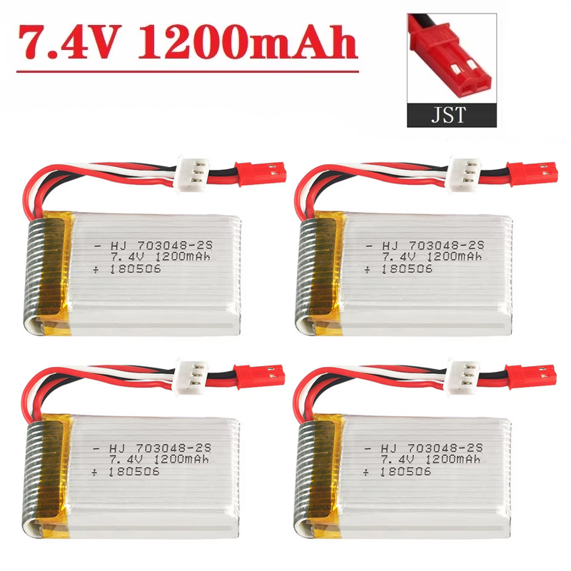 Batería Lipo 2S 7.4V 1200mAh 7 - Drone Battery Li-Ion reseña y precio