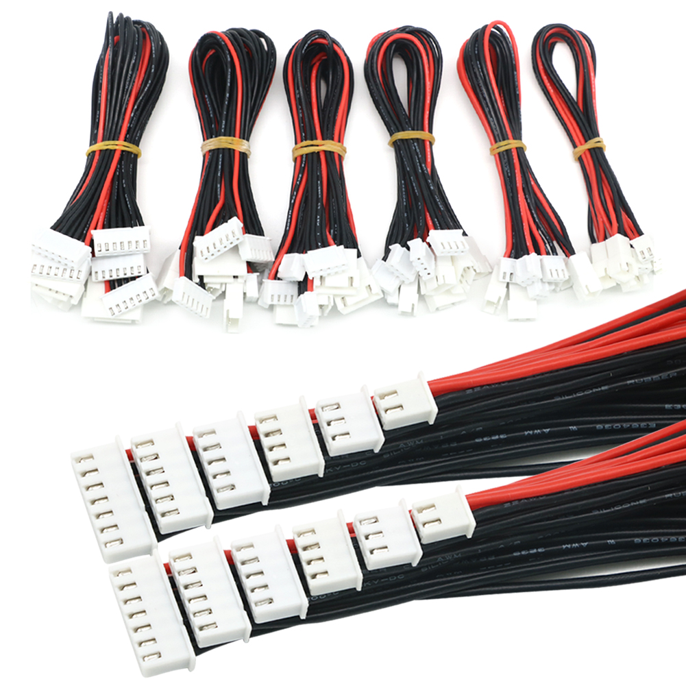 5 unids/lote JST-XH 1S 2S 3S 4 - Drone Battery 6S reseña y precio