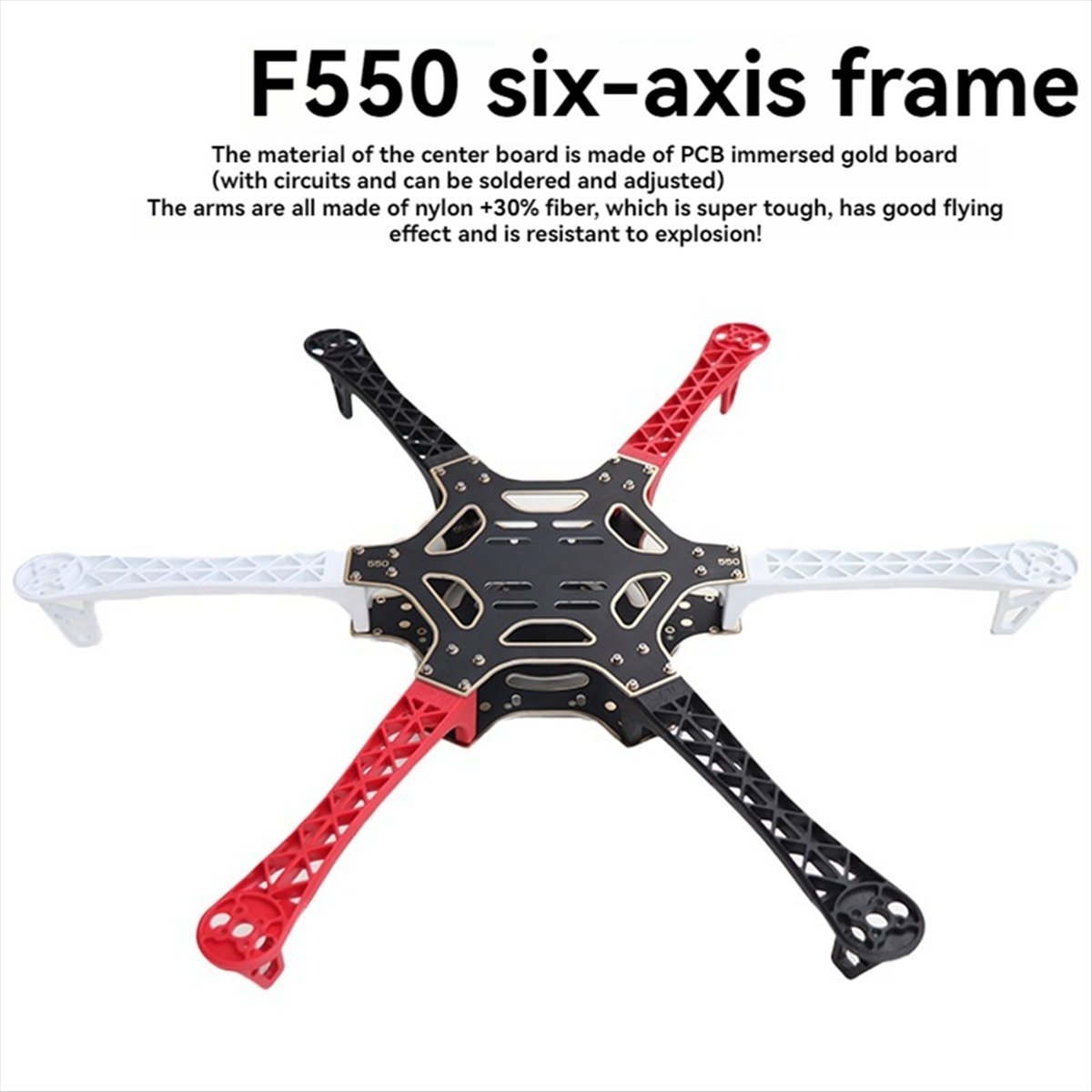 N86R FPV F550 Hexa Frame Arm H - Drone Battery Plate reseña y precio