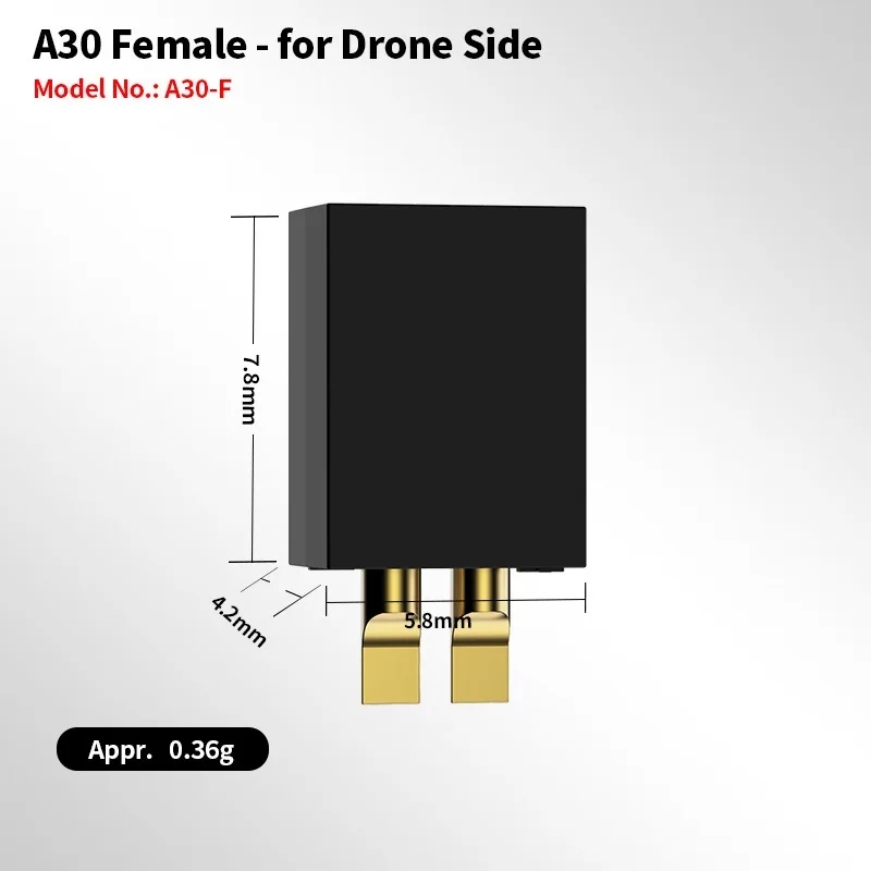 Conector macho y hembra GAONEN - Drone Battery Plate reseña y precio