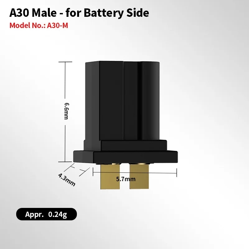 Conector macho y hembra GAONEN - Drone Battery Plate reseña y precio