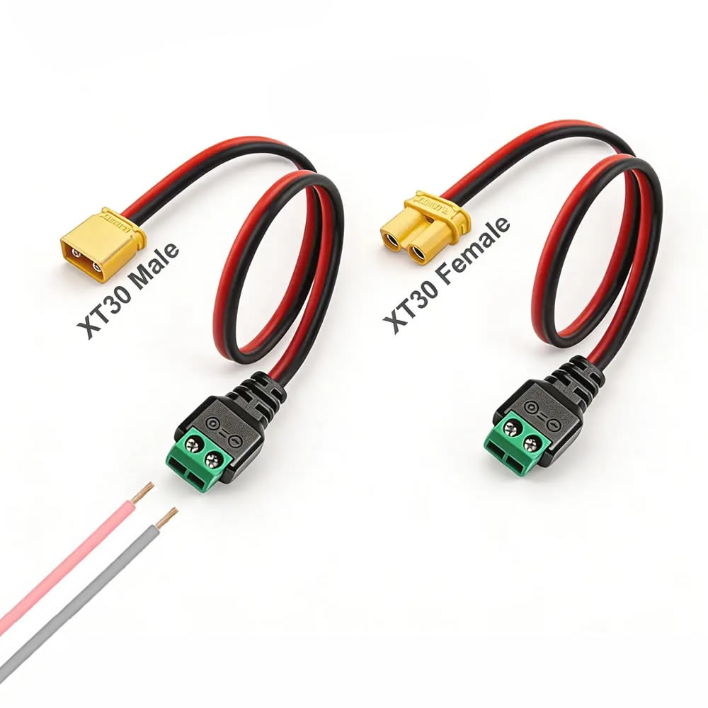 Conector XT30 Macho-Hembra a A - Drone Battery Connector reseña y precio
