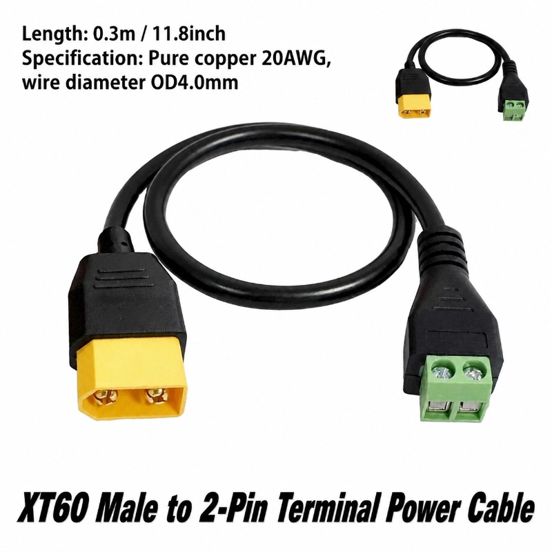 Conector XT60 Macho Hembra a C - Drone Battery Connector reseña y precio