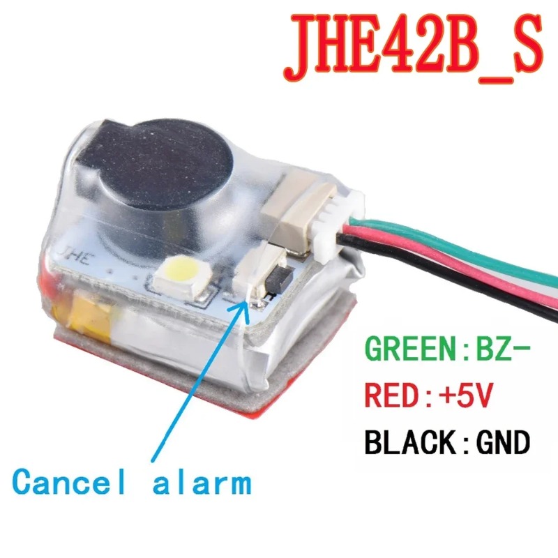 JHEMCU JHE42B/ JHE42B_S Buscad - Drone Battery Alarm reseña y precio